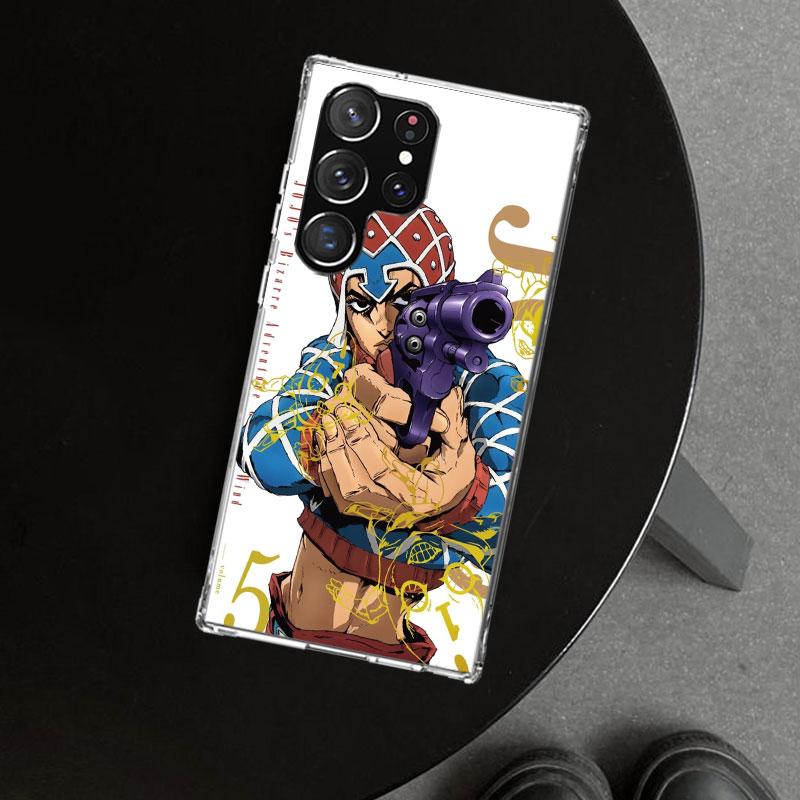 JoJo Adventure Guido Mista Phone Case Cover for Samsung Galaxy S26 S25 Edge S24 S23 Ultra S22 Plus S21 FE S20 + Art Customized F