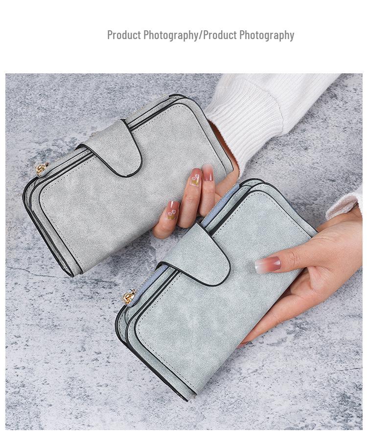 Multicolor Snap Closure Women's Wallet: Coin Purse & Phone Bag with Card Slots