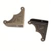 4pcs Antique Corner Box Gift Box Decorative Corner Iron Leather Corner Corner Right Angle Corner Box Corner Protection