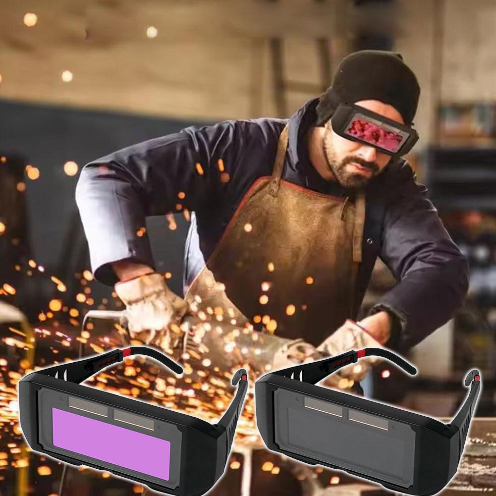 Auto Darkening Welding Goggle Glasses - Advanced Automatic Light Change Technology for Enhanced Eyes Protection