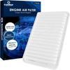 CA10171 Replacement Engine Air Filter, Efficient Filtration Offers 99% Air Purification, Fit For Camry L4 Gas Only (2007-2017) And Venza