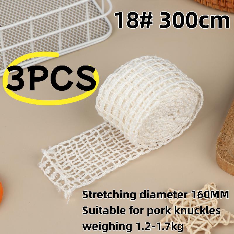 Food Grade Meat Stretchable Netting Butcher Twine Cooking String For Sausage Ham Roasting Kitchen Meal Preparation