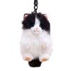 PP Cotton Plush Doll Pendant Soft Long Hair Cat Keyring Puppy Cat Plush Keychain  Girl