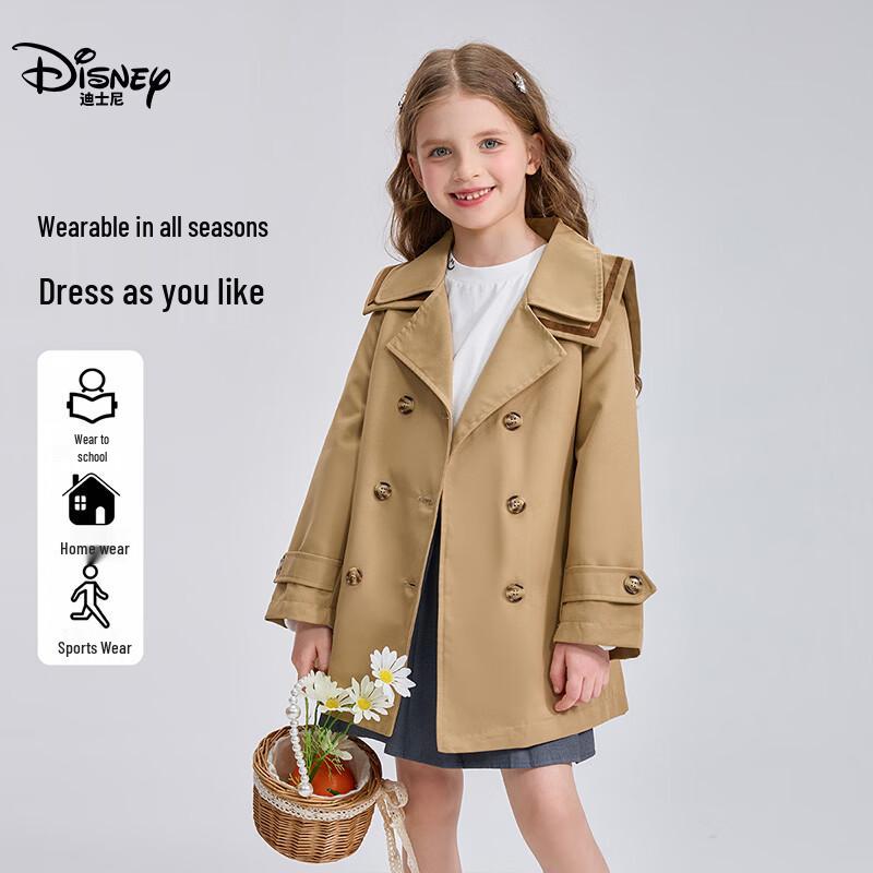 Disney Girls  British Style Windbreaker Coat 110