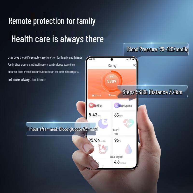 KPEP Medical Grade 4G Smart Health Watch with Air Pump BP & Multi-Monitoring (CN version)