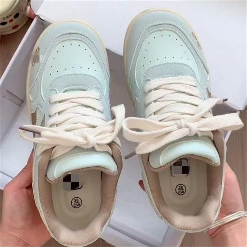 Damen Modische Und Lässige Dicksohlige Höhenerhöhende Leichte Board-Schuhe