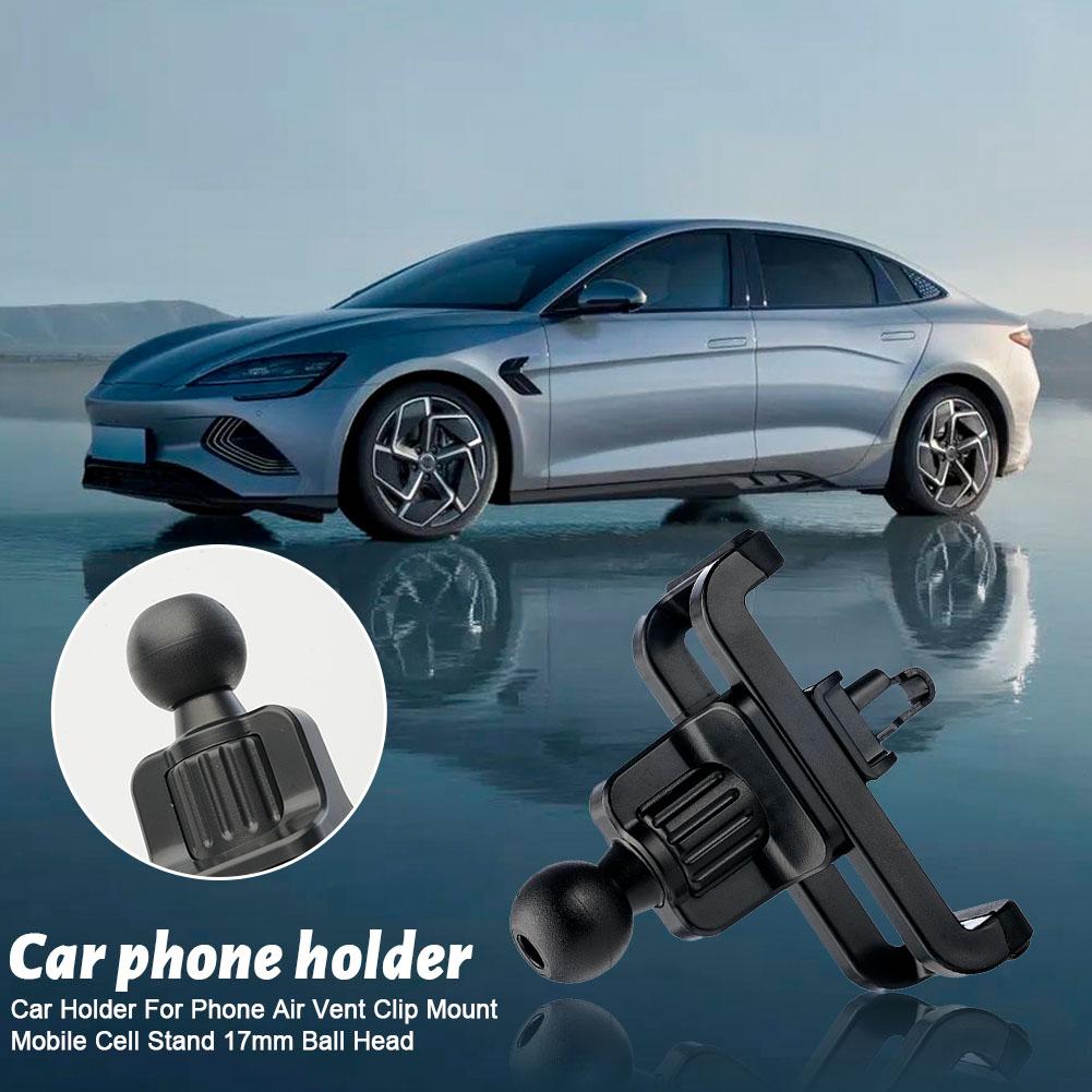 17mm Ball Head Car Air Vent Clip for Car Phone Holder Mount Universal Car Air Outlet Hook Clamp for Mobile Phone GPS Brackets
