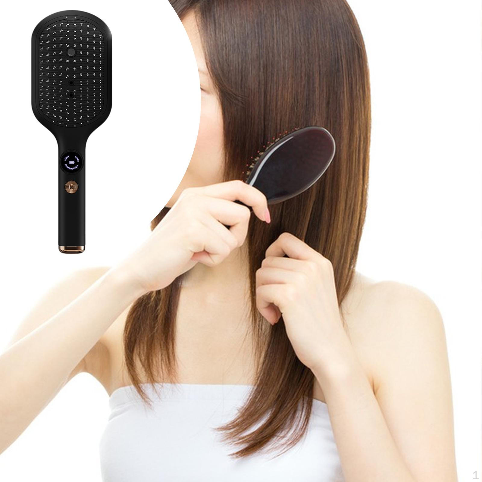 

Electric Hair Oil Dispenser Comb Scalp Care Even Distribution 3 Modes Vibrating Massage