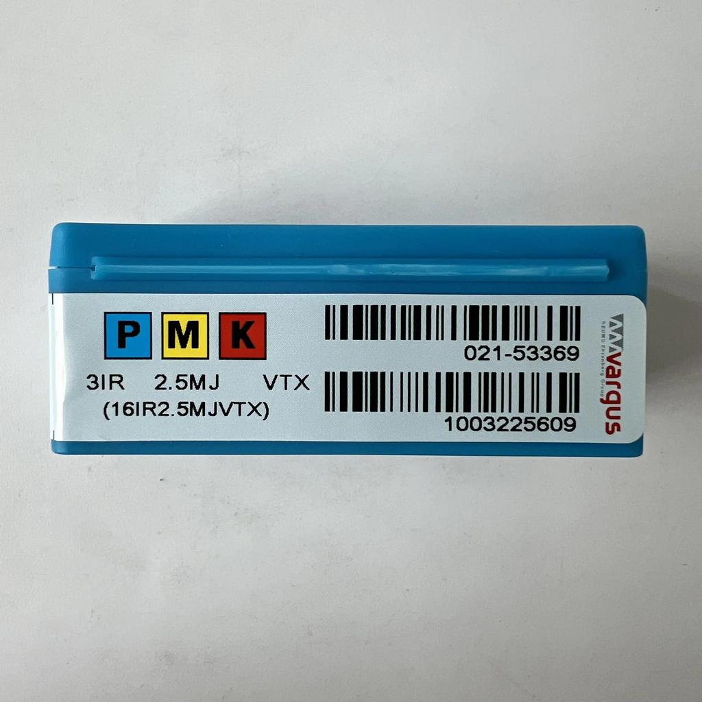 Original / 3IR2.5MJ VTX / Industrial indexable Carbide Inserts 10 Pcs