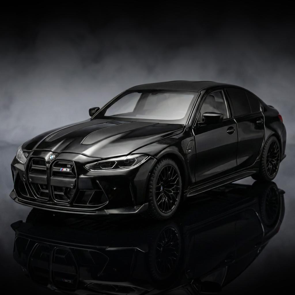 1:24 BMW M3 CS LCI G80 Mpower Supercar Alloy Model Car Toy Diecast Metal Home Decoration Desktop Display Ornament Birthday Gifts