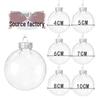 Pet Christmas Ornament: Seamless Transparent Hanging Ball for Creative Holiday Decoration