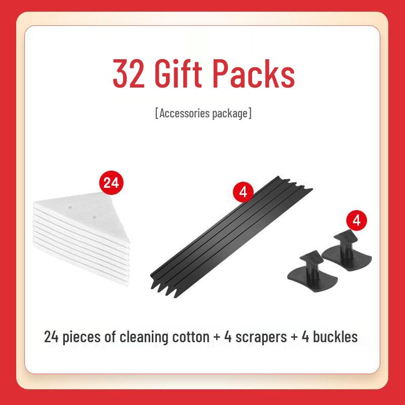 Triple-Layer Strong Magnetic Double-Sided Window Glass Cleaner Scraper