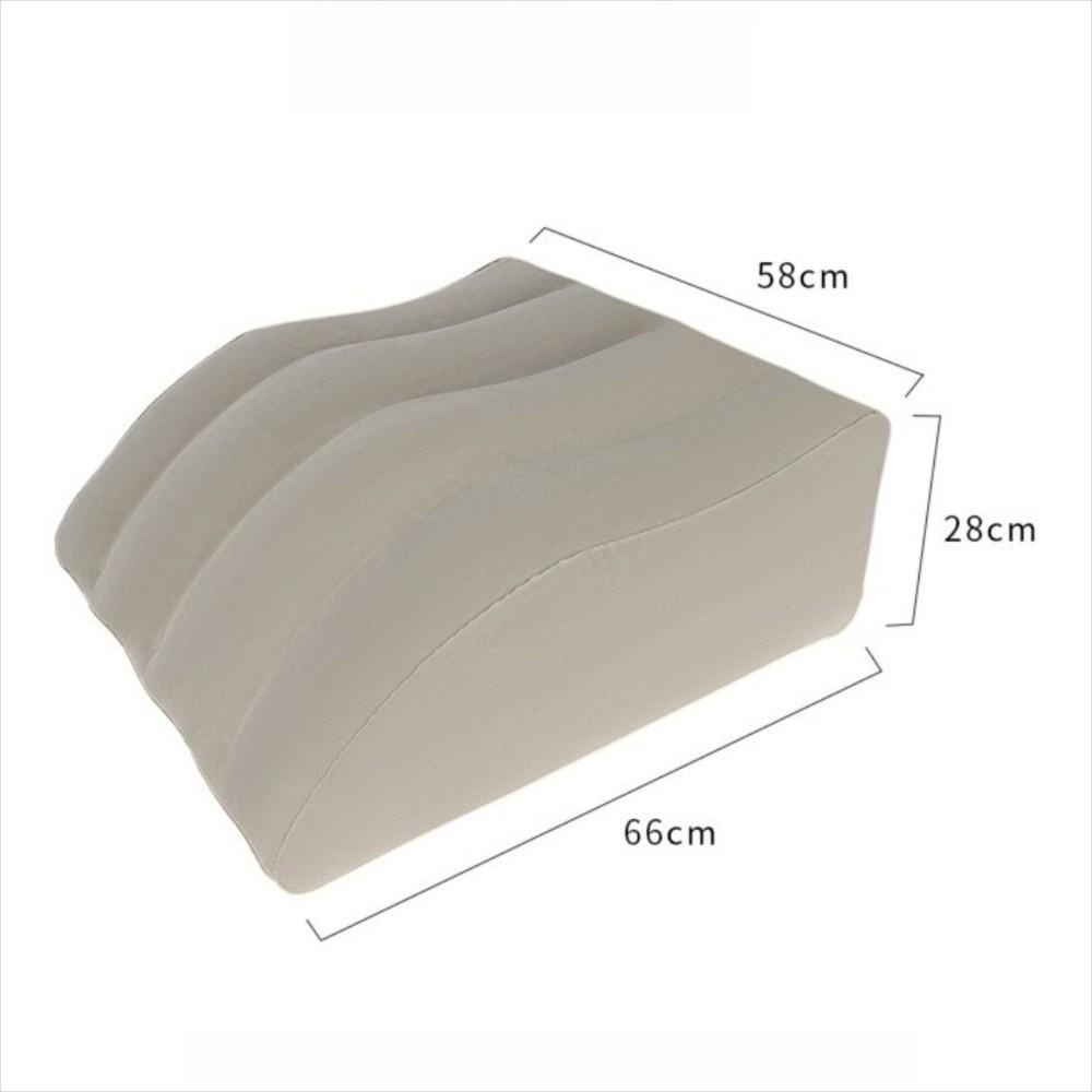 Comfortable Flocking Inflatable Leg Swelling Relief Swelling Hip Foot Knee Cushion Trapezoidal Foot Support Travel