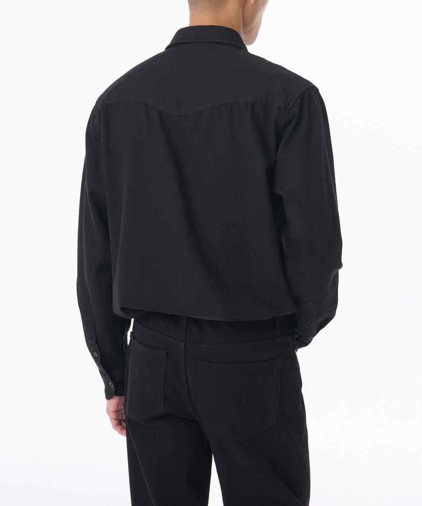 MUSINSA STANDARD Denim Western Shirt [Black]