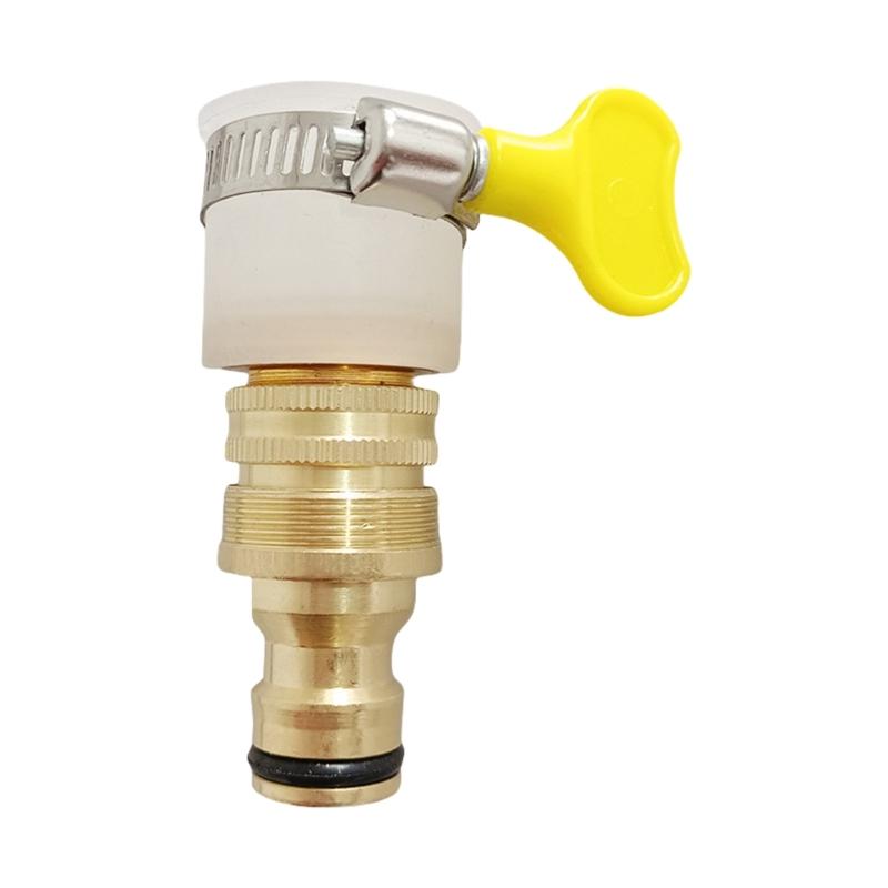 Practical Quick Releases Faucet Adapter 19mm 21mm 23mm Fittings Without Tool Need for Indoor and Outdoor Plumbing