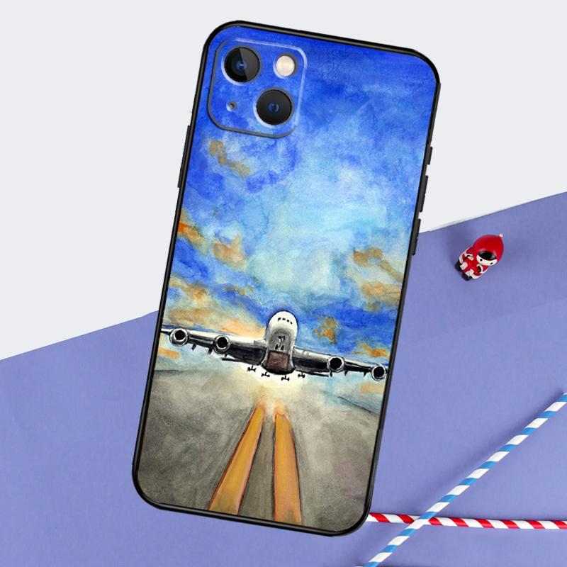 

Airplane Pilot Epaulette Phone Case For iPhone 16 Pro Max 11 13 14 15 Pro Max 12 Mini XR 16 15 Plus 16e Back Cover iPhone 16 Plus