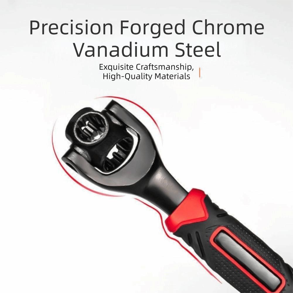 8-in-1 Function Universal Ratchet 52-in-1 Socket Multipurpose Tiger Wrench  Works Universal