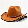 Hot-selling Western Cowboy Hat Retro Big-brimmed Top Hat European and American Jazz Style Cowboy Hat New Accessories