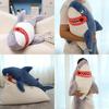 Large Ocean Animal Plush Toy Pillow Wholesale Shark Doll Cross-border Pressure Bed Doll Birthday Gift 85cm