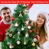 16Pcs Christmas Decorations, Gingerbread House Ornaments, Festive Tree Hanging Decor for Holiday Party, Classroom and Office, Family Activity