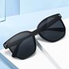 Explosions Curved Curved Lens Sunglasses Female High Sense Sunglass Polarized Sunglasses Folding Sunglasses for Men and Women.