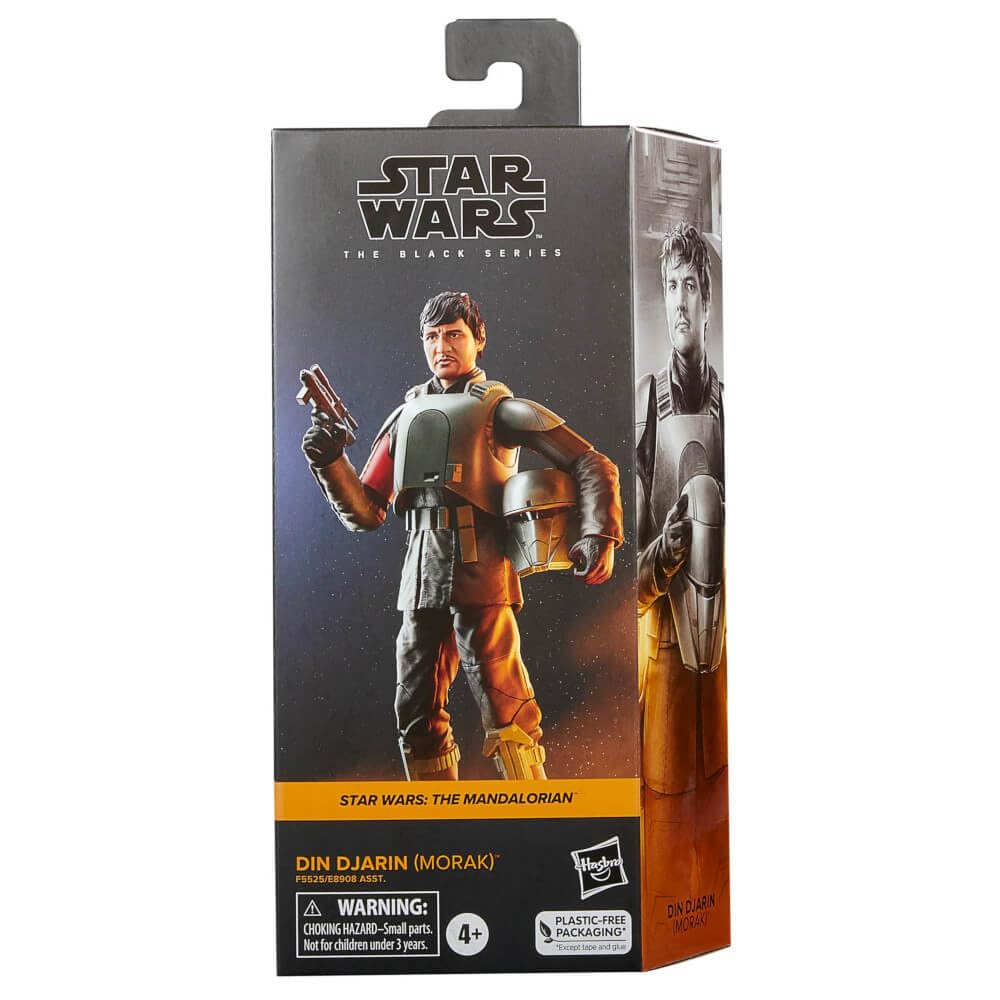 Hasbro Star Wars Black Series Din Djarin (Morak) 6-inch (15cm) Action Figure, The Mandalorian, Ages 4 and Up, F5525, Authentic