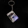 Mechanical Schoolbag Pendant Keychain Mechanical Metal Cool Circuit Board Charm For Boys Girls Vending Machine