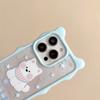 Plaid West Highland Pink iPhone 15 Pro Cute Cat Ear Style Huawei Apple 14 Pro Phone Case New Model