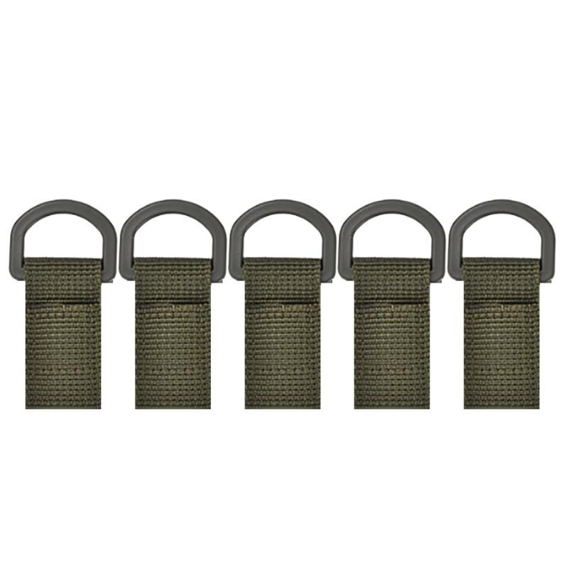 D-Rings Clip with Hook for Backpacks Accessory Tactic Webbing Attachment Strap D-Rings Adaptor for Bag Waist Key Holder