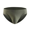 U Convex Solid Color Breathable Man Briefs Ice Silk Low-Waist Male Underwear for Inside Wear