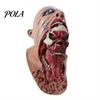 Latex Horror Mask Halloween Skull Mask, Tongue Sticking-Out Full Head Breathable Masquerade for Cosplay Party Costume Props Tongue-Out