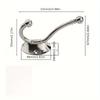 2Pcs Wooden Cabinet Doors European-Style Coat Hanger, Wall-Mounted Single Hanger for Kitchen And Bathroom, Key Holder, Entryway Hanger