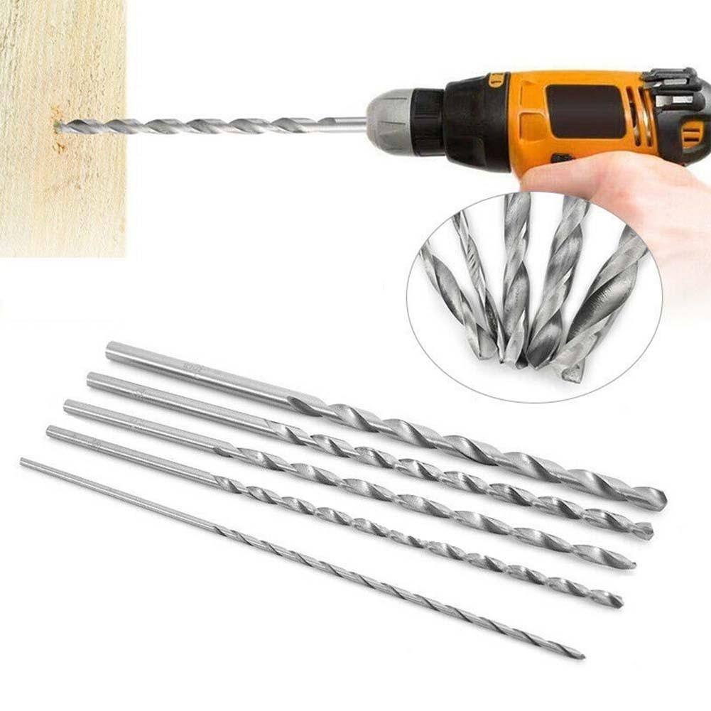 Premium 200mm Extra Long HSS Drill Bits Set for Accurate Metal Drilling