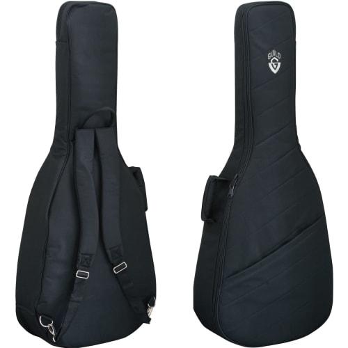 GUILD OM-240CE ACB Archback Series Acoustic-Electric Guitar with Pickup, Antique Charcoal Burst