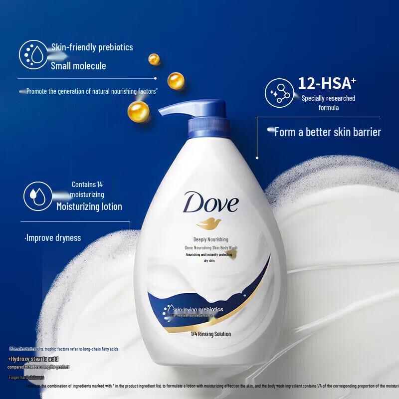 DOVE Bagnoschiuma Profondamente Nutriente
