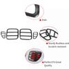 TESIN Lamp Hoods for Jeep Renegade 2016 Up Metal Car Tail Light Guard Cover Accessories for Jeep Renegade Sticker Exterior Parts