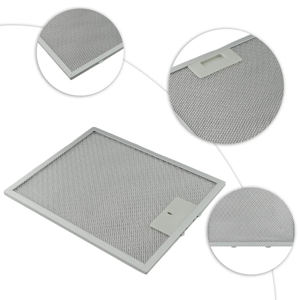 Praktisk sølv avtrekksviftefilter 310x250x9mm Spesialdekorasjon Robust bruk Praktisk Enkel å rengjøre Varig