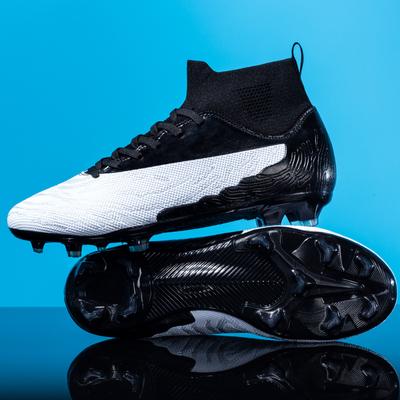 33-46 Scarpe da calcio per bambini adolescenti Calzini da uomo Unghie lunghe Scarpe da calcio da allenamento AG da uomo