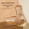 Silicone Anti-Collision Corner Protectors - Soft Transparent Guards for Tables and Cabinets