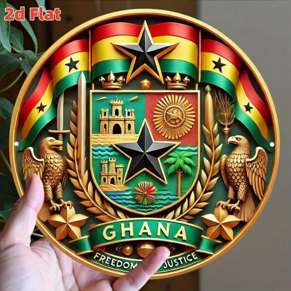 

Steel Art Panel Patriotic Decor Embassy Gift Home Wall Decoration 40x30cm білий