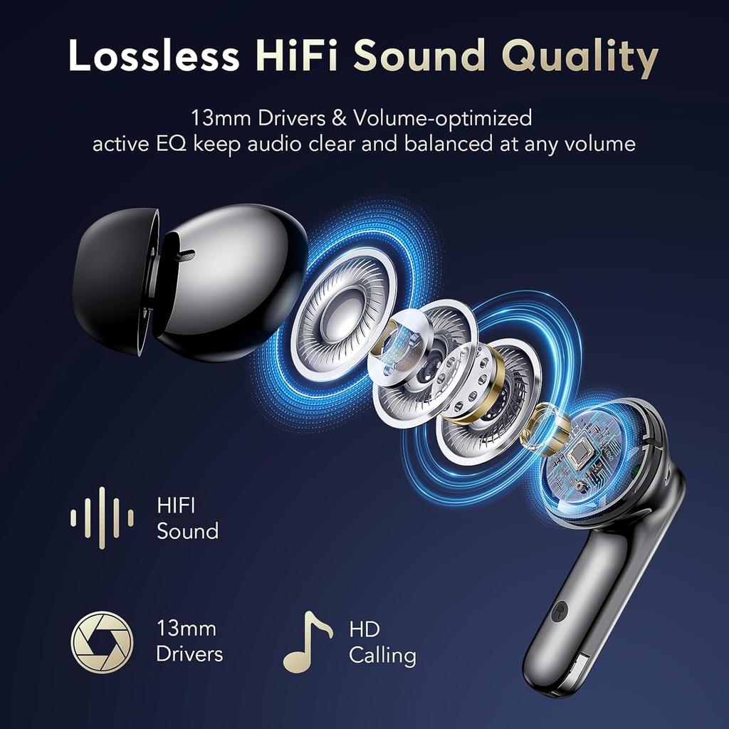 Tws Wireless 5.0 zestaw słuchawkowy Bluetooth Hi-Fi Stereo Pro 4 słuchawki douszne słuchawki telefoniczne z etui z funkcją ładowania dla iPhone Android Xiaomi Android