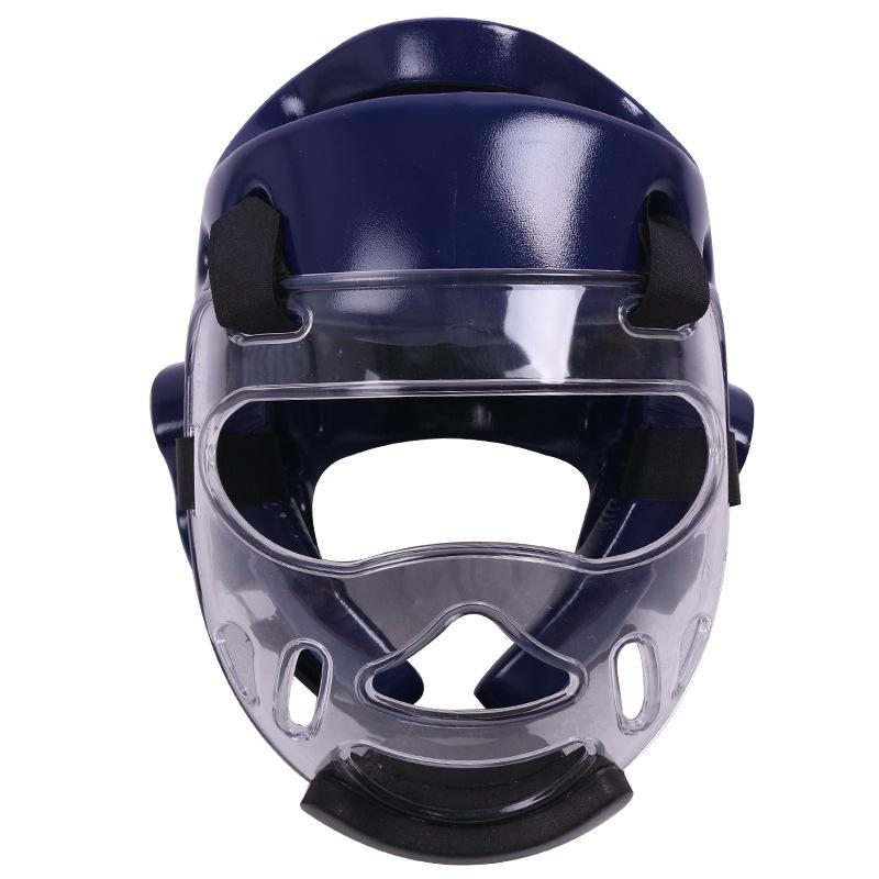 Hot! Taekwondo transparent face mask adult children s latex helmets boxing face shields pressure shields sports protective gear S