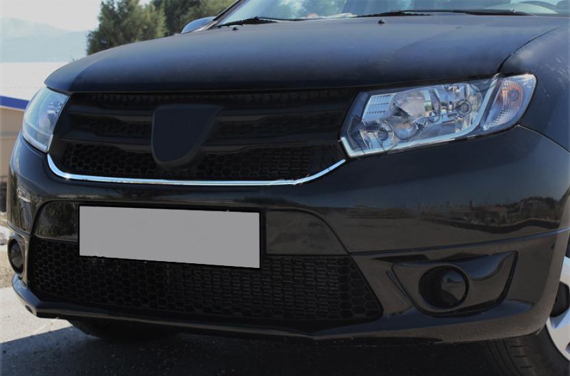

Grille cover (1 piece, stainless steel) for Dacia Logan MCV 2013-2020