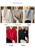 2024 Women's Stand Collar Wool Knit Qipao Cardigan - Casual Versatile Solid Color Sweater for Autumn/Winter
