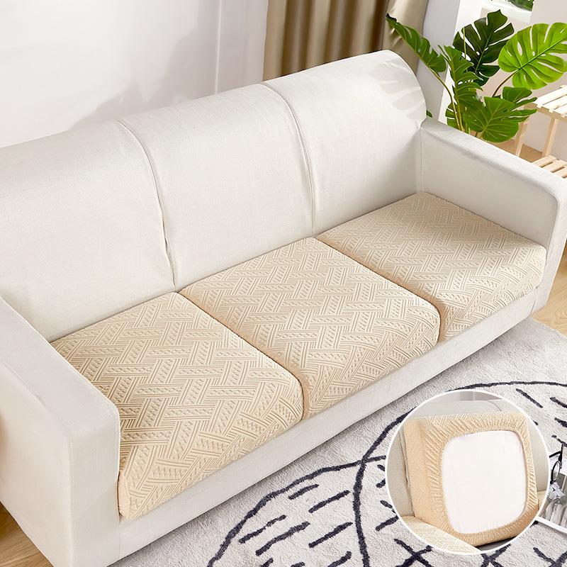 Stretch Sofa Cover Solid Color Seat Cover Sofa Sofa Cover All-Inclusive Four Seasons Universal Cover Cloth Sofa Cushion Cover