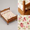 1:12 Scale Dollhouse Four-Post Bed Detailed Diorama Supply Versatile