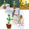 Charming Electronic Shake Body Dancing Cactus Plush Toy With Learning Speaking Feature