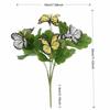 7 Head Artificial Butterfly Flowers Colorful Branches Included Fake Butterfly Bouquet Waterproof Realistic Flower Bouquet