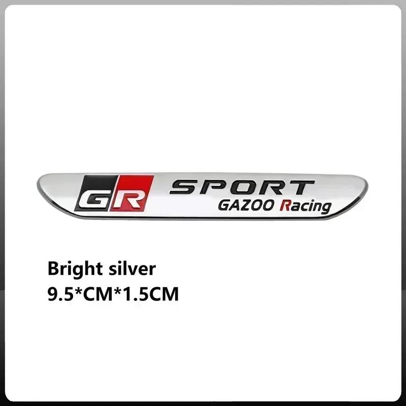 

1PC GR Sport Badge Car Side Fender Decor GAZOO Racing Decal for Toyota Yaris Corolla Prius RAV4 Vios Levin Camry Hilux Sticker