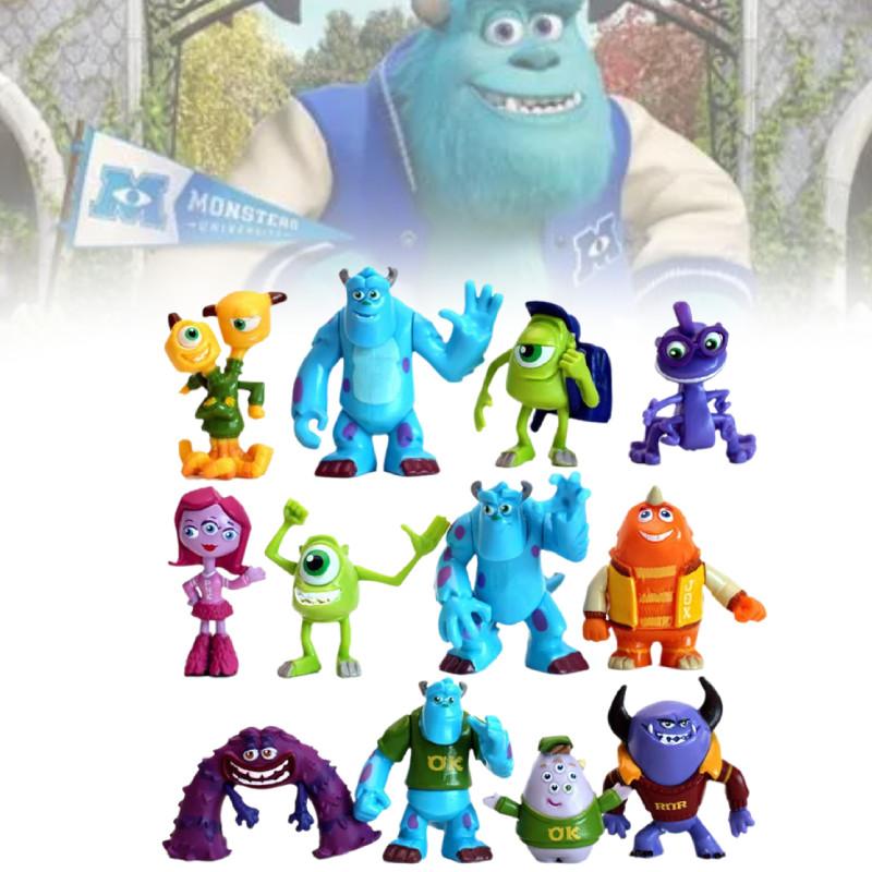 12 Unique Pvc Monster Dolls From Monster University Creative Figurines For Collectors